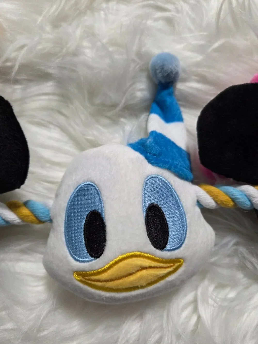 Chewy x Disney Birthday Mickey & Friends Plush Rope Dog Toy